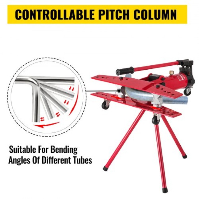 VEVOR Χειροκίνητη Σωληνοκάμπτης 16T για Σωλήνες 1/2-2 Ίντσες, ?22mm...