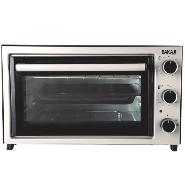 BAKAJI Ηλεκτρικός Φούρνος 36 Λίτρων 1600W με Χρονοδιακόπτη και Αυτό...