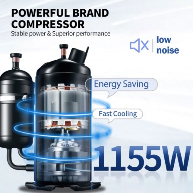 VEVOR  Επαγγελματική Παγωτομηχανή 22-30L/H, 2200W, Ασημί S2230LHR12...