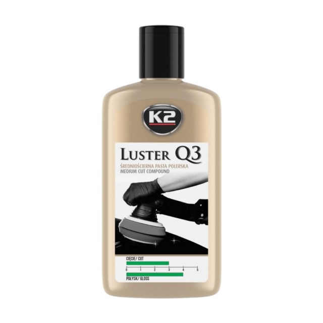 K2 Αλοιφή Γυαλίσματος για Αμάξωμα Luster Q3 Green 250g L3200N