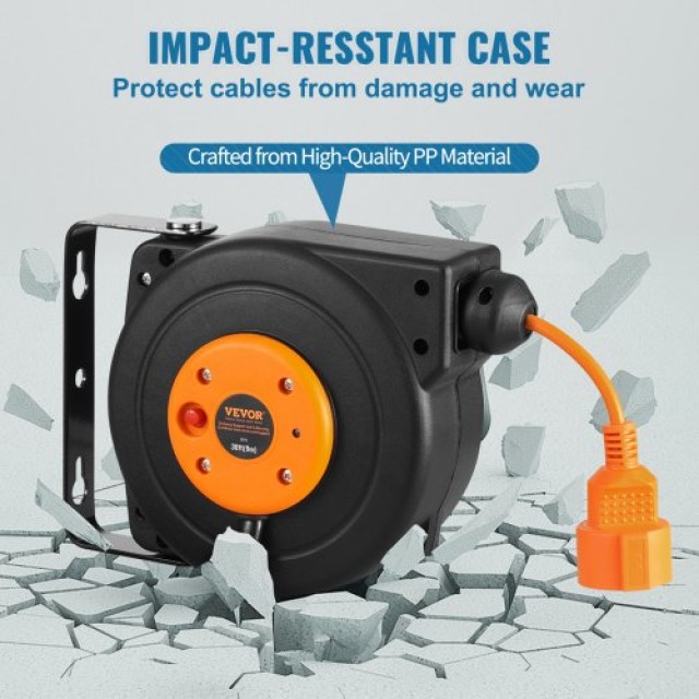 VEVOR  Μπαλαντέζα Καρούλι Κλειστού Τύπου 1000W Προέκτασης 9 m με Επ...