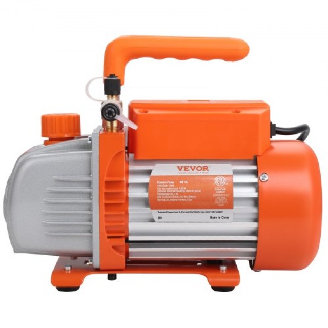 Αντλία Κενού VEVOR 1/5 HP, 3.5 CFM, 220-240V για HVAC & Ψύξη  KDZKB...