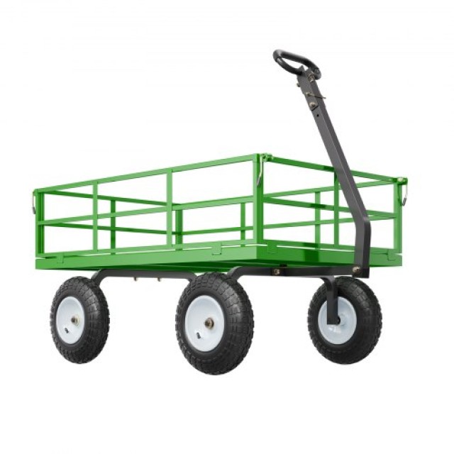VEVOR Ατσάλινο Καρότσι Κήπου 1200lbs Βαρέως Τύπου με Ρόδες 13in ZXHYTCLS1200CPJJEV0