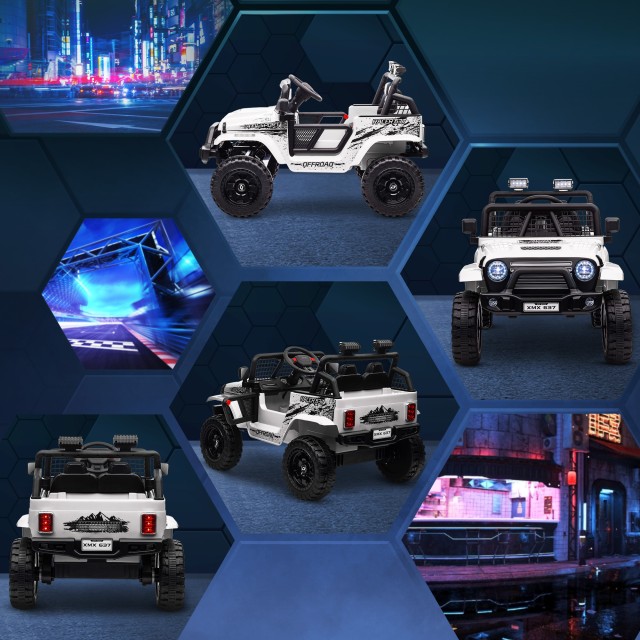 AIYAPLAY Ηλεκτρικό Αυτοκίνητο Off-Road για Παιδιά 12V με Διπλό Κινη...