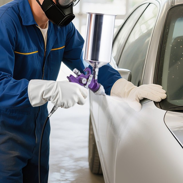 VEVOR Σετ Πιστολιών Βαφής 3 Τεμαχίων με Ακροφύσια 1.0/1.4/1.8 mm κα...