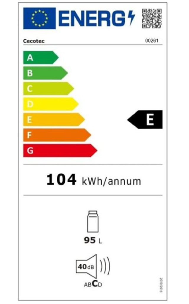 Ρετρό Μίνι Ψυγείο 95L με Κατάψυξη Icebox & Ρυθμιζόμενη Θερμοκρασία ...