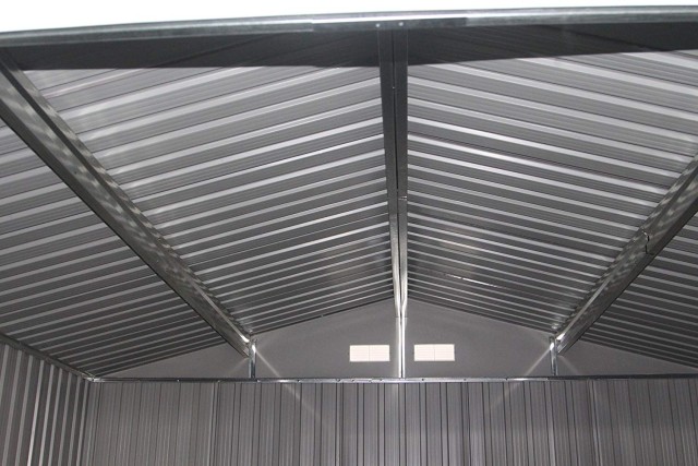 Costway Μεταλλικό Σπιτάκι Κήπου 213x127x185 cm με Ανθεκτική Κατασκε...