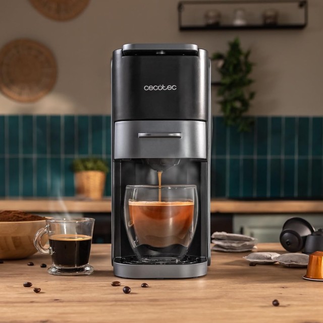 Καφετιέρα Espresso 4 σε 1 για Αλεσμένο Καφέ, Nespresso, Dolce Gusto, ESE Pod & Senseo – 1200W / 20 bar CEC-01853 Cecotec