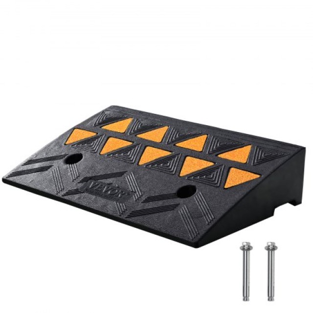VEVOR Gummi-Fußgängerrampe 4.25 Höhe, 11.8 Breite, 19.7 Länge, 15T Heavy Duty für Fahrzeuge SJDLYPDGB1197IMYQV0