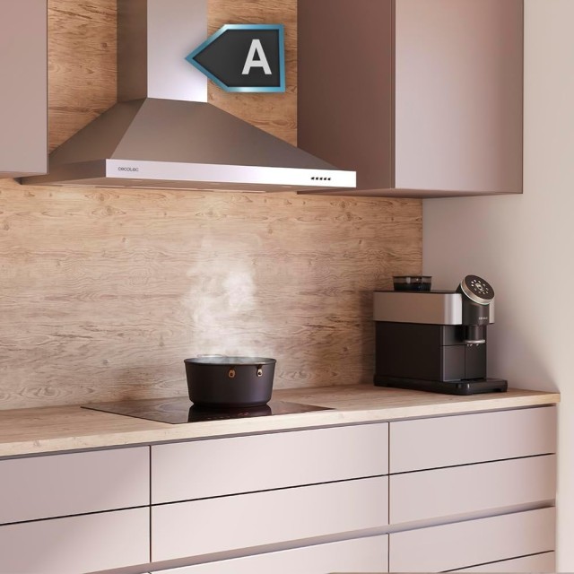 Απορροφητήρας Καμινάδα 90cm Bolero 165 W Inox CEC-02844 Cecotec