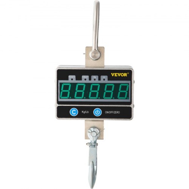 VEVOR Ψηφιακός Γερανός Ζυγός 1000KG 2200LBS με Οθόνη LED Αλουμινίου...