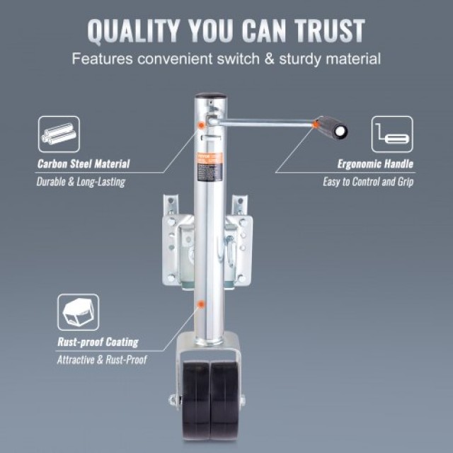 Τρέιλερ Γρύλος VEVOR 1500 lb με Ρόδες και Λαβή  YTTCQJ1500LBSYGP0V0