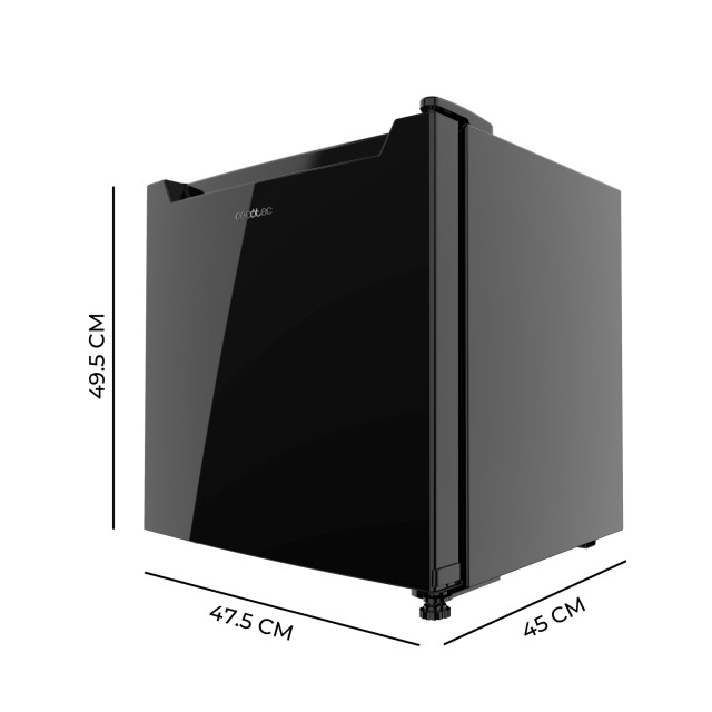 CECOTEC  Μίνι Ψυγείο Bolero CoolMarket TT 31 Dual Black E - Μετατρέψιμο σε Καταψύκτη, Μαύρη Πόρτα, Έλεγχος Θερμοκρασίας 0ºC έως 5ºC και -24ºC έως -16ºC, Χωρητικότητα 31 Λίτρα, Διαστάσεις 49.6x47.4 εκ.  CEC-01974