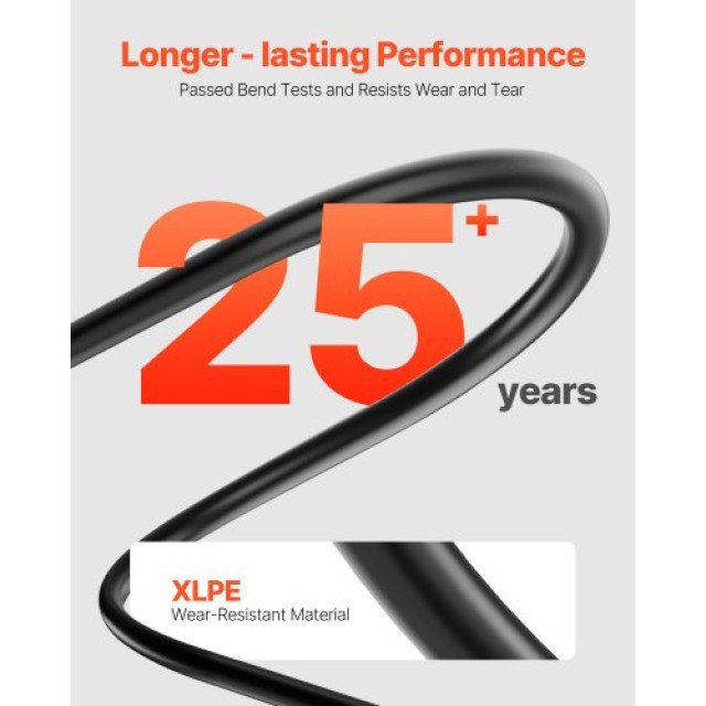 VEVOR Καλώδιο Προέκτασης Ηλιακού Πάνελ 30FT με Συνδέσμους 10AWG 1 Ζ...