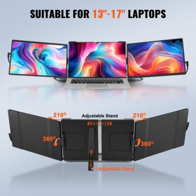 VEVOR Φορητή Οθόνη 14 HD για Laptop 13-17  BXSDNXSQ14YCAKI6CV2