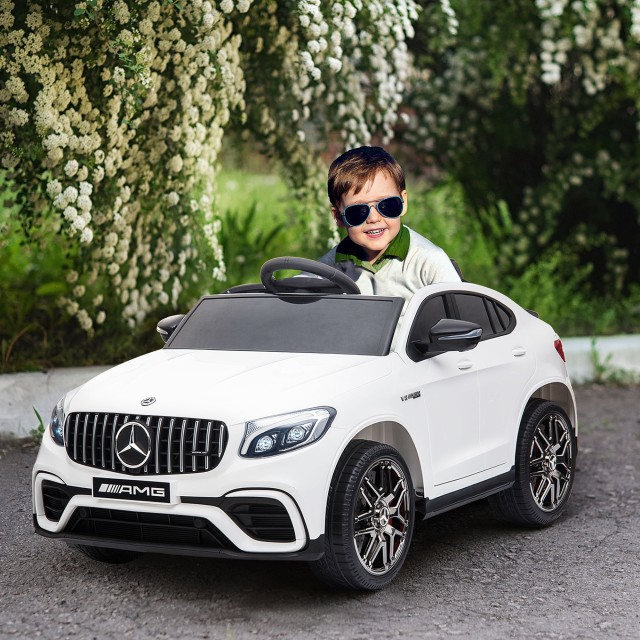 HOMCOM Mercedes Electric Ride-On Toy Car για παιδιά 3-5 ετών με ζών...