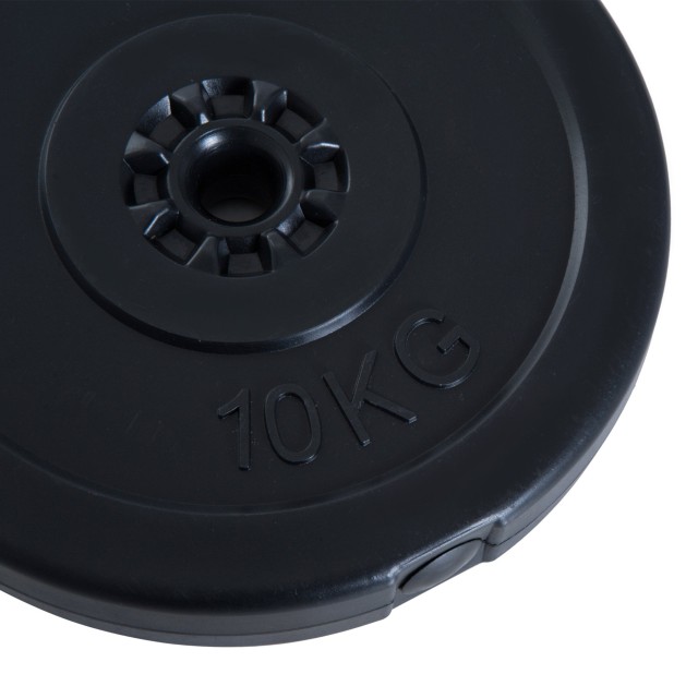 HomCom Σετ 4 δίσκων βάρους για συνολική μπάρα 30KG - 2x5kg και 2x10kg B1-0012