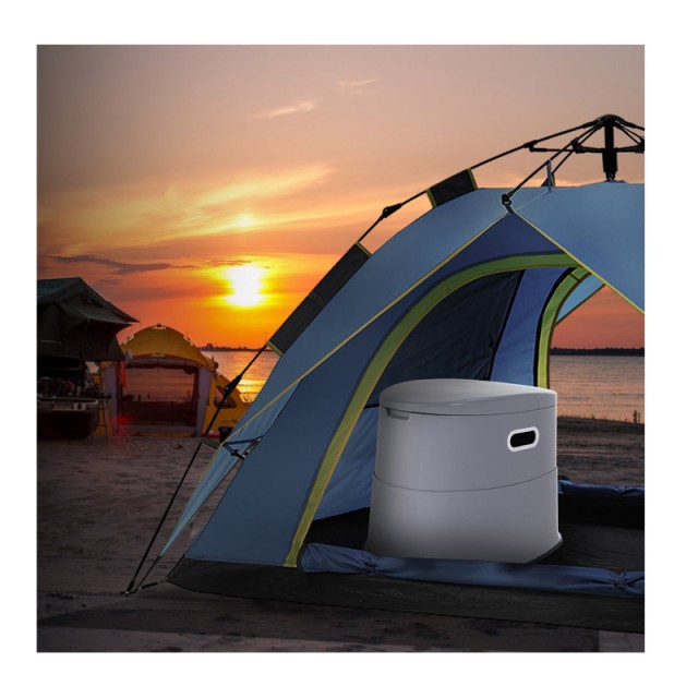 Φορητή Χημική Τουαλέτα 5 Lt 500 x 467 x 400 mm VEVOR MTSBXSMT300BBWUTFV0