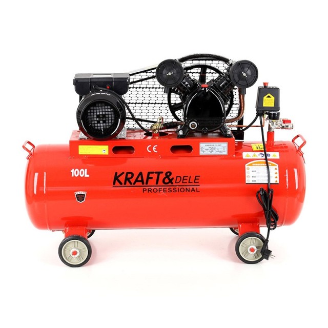 Αεροσυμπιεστής Λαδιού 100 Lt Kraft&Dele KD-402