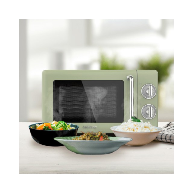 Φούρνος Μικροκυμάτων 20 Lt 700 W Cecotec ProClean 3010 Retro Green ...