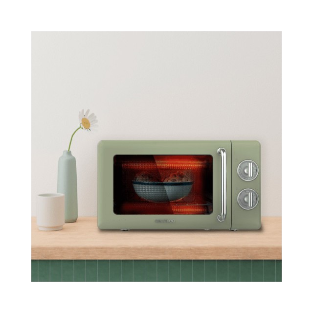 Φούρνος Μικροκυμάτων με Γκριλ 20 Lt 700 W Cecotec ProClean 3110 Retro Green CEC-01707