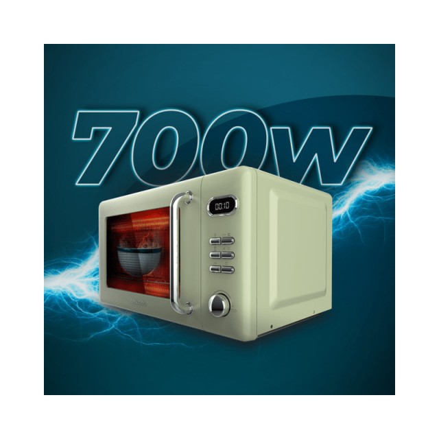 Φούρνος Μικροκυμάτων με Γκριλ 20 Lt 700 W Cecotec ProClean 5110 Retro Green CEC-01712