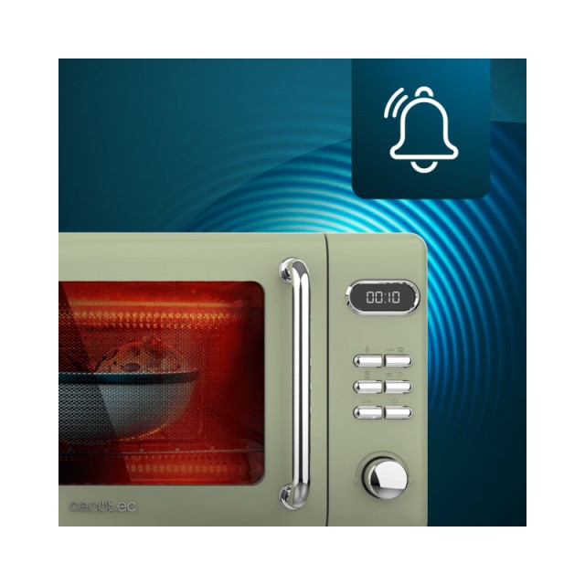 Φούρνος Μικροκυμάτων με Γκριλ 20 Lt 700 W Cecotec ProClean 5110 Retro Green CEC-01712