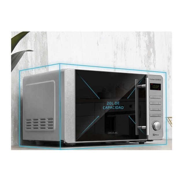 Φούρνος Μικροκυμάτων με Γκριλ 20 Lt 700 W Cecotec ProClean 5120 Mirror CEC-01533