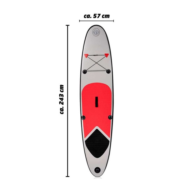 Φουσκωτή Σανίδα SUP με Αξεσουάρ 243 x 57 cm Bakaji 8711252196077