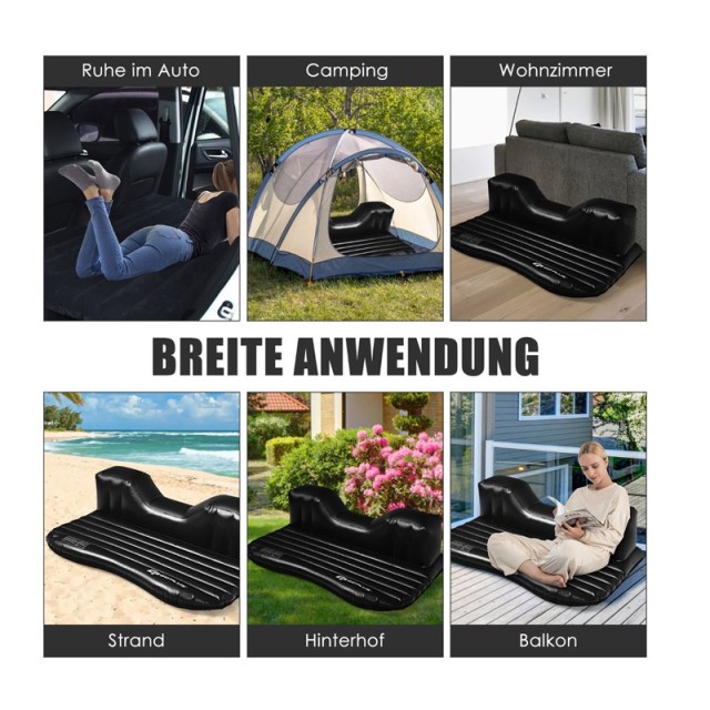 Φουσκωτό Στρώμα Αυτοκινήτου 142 x 91 x 48 cm με Ηλεκτρική Αντλία Co...