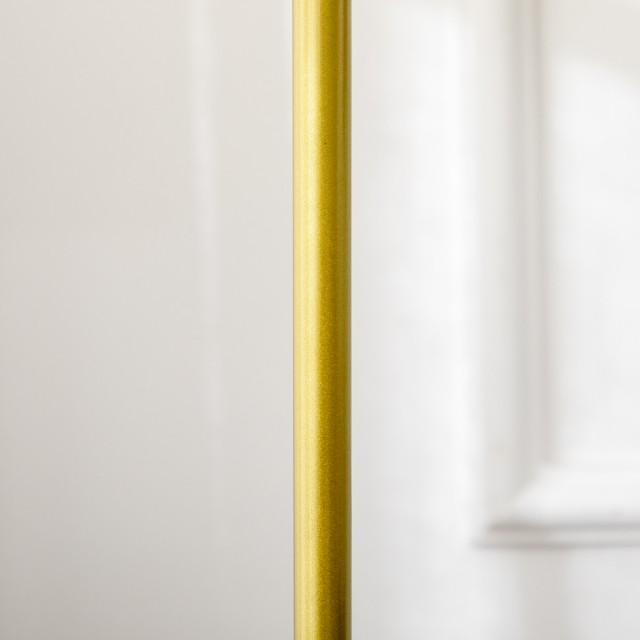 HOMCOM Coat Stand για είσοδο, υπνοδωμάτιο και σαλόνι σε μέταλλο και μάρμαρο, 35x25x152 cm, χρυσό και λευκό 837-296V01GD