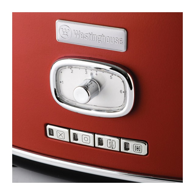 Φρυγανιέρα 2 Θέσεων 815 W Χρώματος Κόκκινο Westinghouse WKTTB857RD