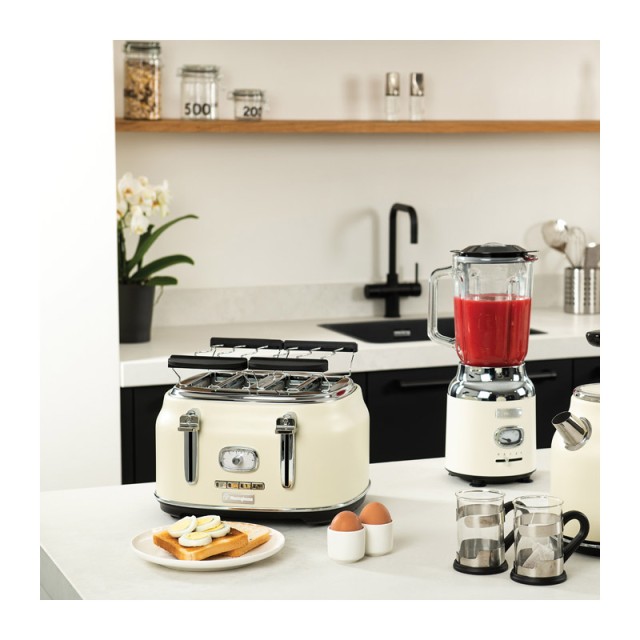 Φρυγανιέρα 4 Θέσεων 1750 W Χρώματος Κρεμ Westinghouse WKTTB809WT