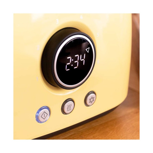 Φρυγανιέρα Cecotec ClassicToast 8000 Double Χρώματος Κίτρινο CEC-03107