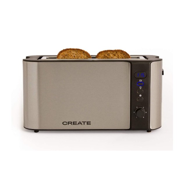 Φρυγανιέρα 1000 W Χρώματος Inox TOAST ADVANCE PRO CREATE IKOHS 8435...