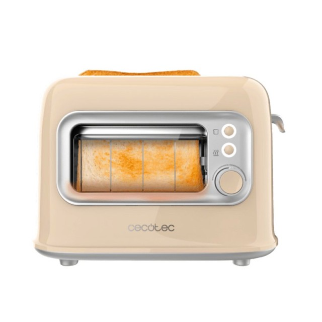 Φρυγανιέρα 2 Θέσεων 700 W RetroVision Beige Cecotec CEC-08042