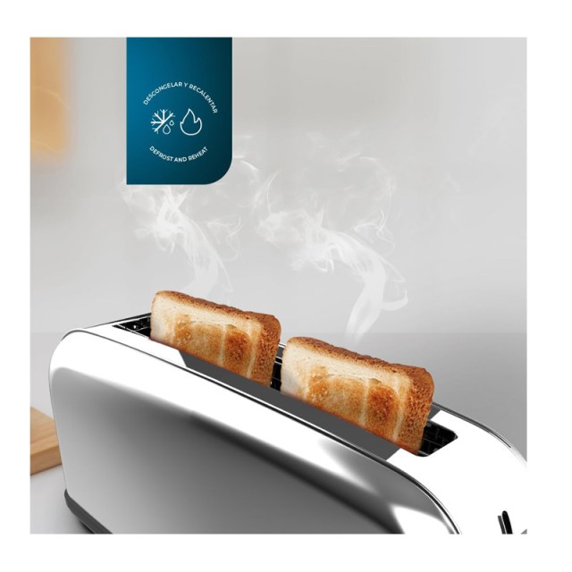 Φρυγανιέρα 850 W Cecotec Toastin time 850 Inox Long Lite CEC-04839