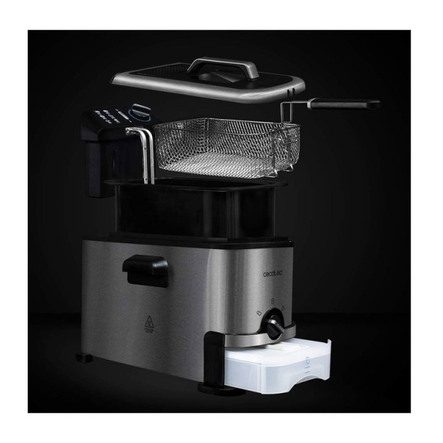 Φριτέζα με Φίλτρο Καθαρισμού Λαδιού Cecotec CleanFry ProFilter 3000...