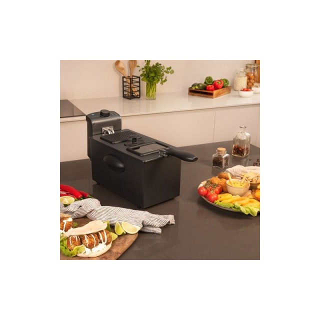 Φριτέζα με Φίλτρο Καθαρισμού Λαδιού Cecotec CleanFry 3 Lt Black CEC-04288