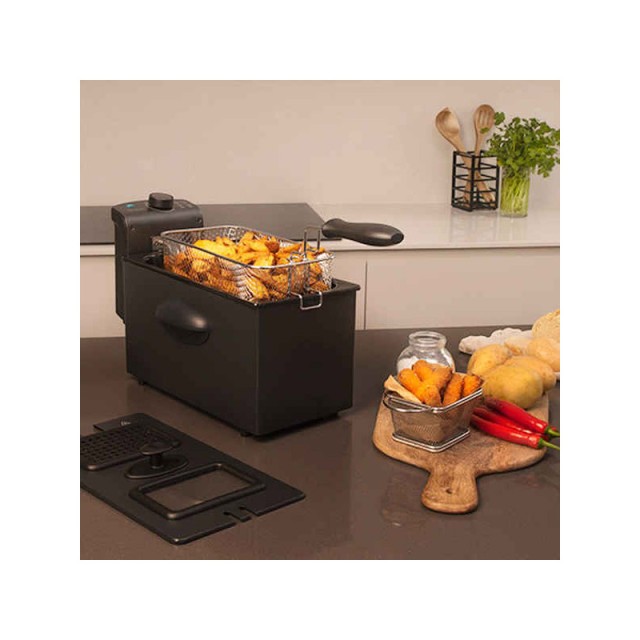 Φριτέζα με Φίλτρο Καθαρισμού Λαδιού Cecotec CleanFry 3 Lt Black CEC-04288