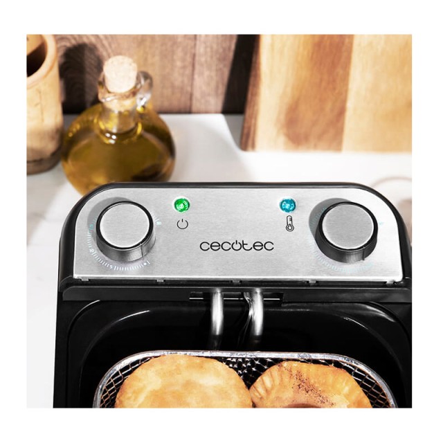 Φριτέζα με Φίλτρο Καθαρισμού Λαδιού Cecotec CleanFry Infinity 3000 3 Lt Χρώματος Ασημί CEC-03071