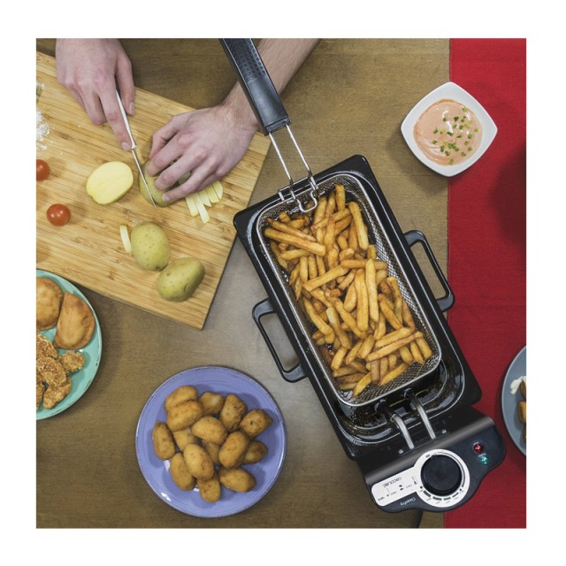 Φριτέζα με Φίλτρο Καθαρισμού Λαδιού Cecotec CleanFry Infinity 3000 3 Lt Χρώματος Μαύρο CEC-03072