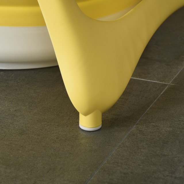 Πτυσσόμενη Μπανιέρα Μωρού 81.5 x 50.5 x 23.5 cm Χρώματος Κίτρινο HOMCOM 400-014YL