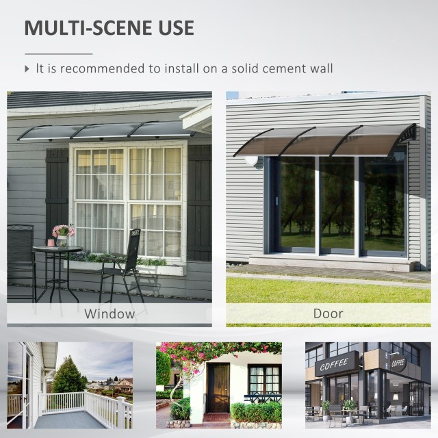 Outsunny Outdoor Shelter για Παράθυρα και Πόρτες, από Πολυκαρβονικό...