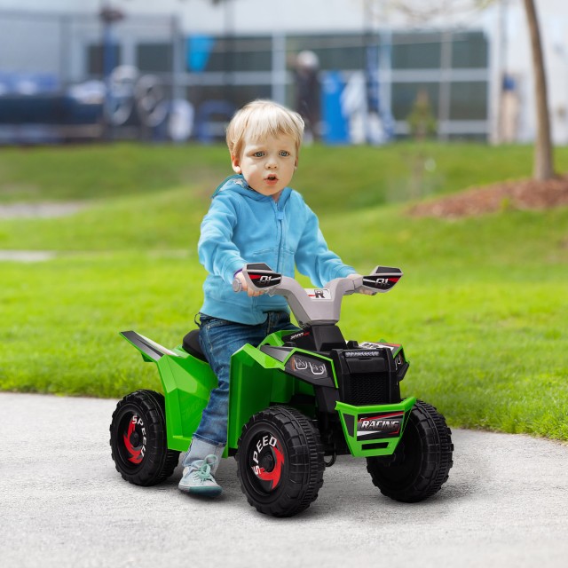 HOMCOM Quad για παιδιά 18-36 μηνών σε PP και Metal, μέγιστη ταχύτητ...