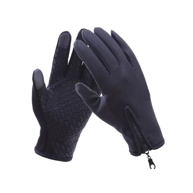 Γάντια Ποδηλάτου για Οθόνη Αφής Touch Screen Gloves Χρώματος Μαύρο ...