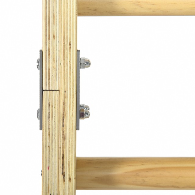 HOMCOM Swedish Wall Bar for Gym από ξύλο οξιάς με 13 μπάρες, 78x27x240cm A50-010V00ND