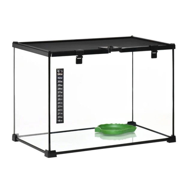 Γυάλινο Ενυδρείο για Ερπετά Terrarium 50 x 30 x 35 cm PawHut D40-01...