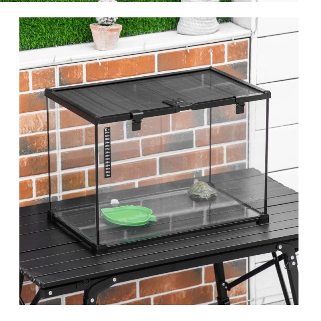 Γυάλινο Ενυδρείο για Ερπετά Terrarium 50 x 30 x 35 cm PawHut D40-01...