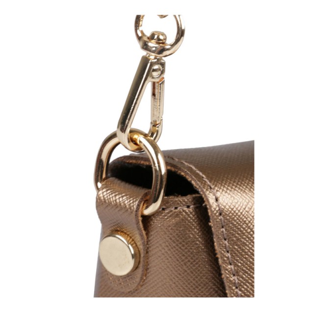 Γυναικεία Τσάντα Ώμου με Αλυσίδα Χρώματος Copper Beverly Hills Polo Club 657BHP0852